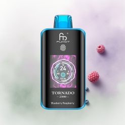 Fumot Tornado 25000 Arándano Frambuesa Pantalla HD Batería Recargable