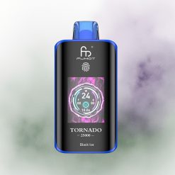 Fumot Tornado 25000 Hielo Negro Pantalla HD Batería Recargable