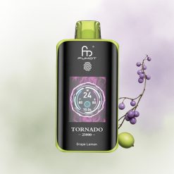 Fumot Tornado 25000 Limón Uva Pantalla HD Batería Recargable