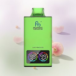 Fumot Tornado 35000 Melocotón Jugoso Helado con Doble Bobina y Luz RGB Variable