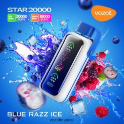 VOZOL Vape Sabores - VOZOL STAR 20000 6F22L84 hielo azul