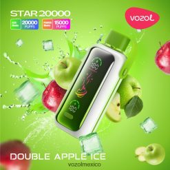 VOZOL Vape Store - VOZOL STAR 20000 6F22L87 doble hielo de manzana